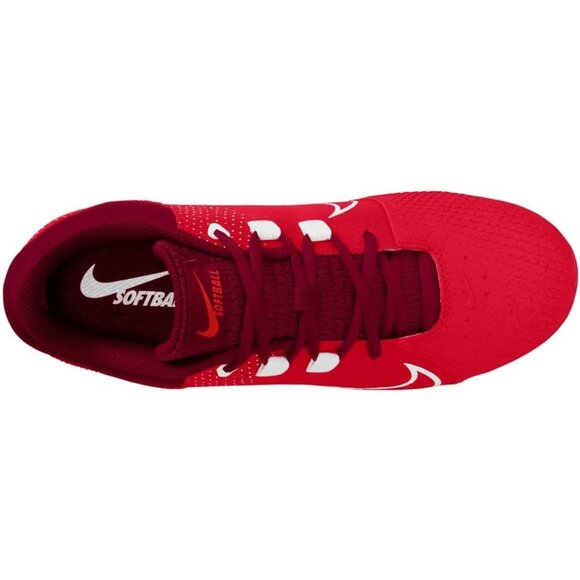 Nike Hyperdiamond 4 Pro Metal Softball Cleats CZ5920-616 Red Size 6.5 - Picture 4 of 5